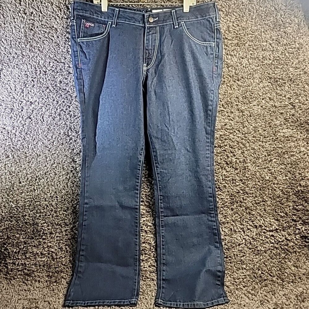 Lapco FR‎ Women's Bootcut Jeans Blue Size 16 L-PFRD10M